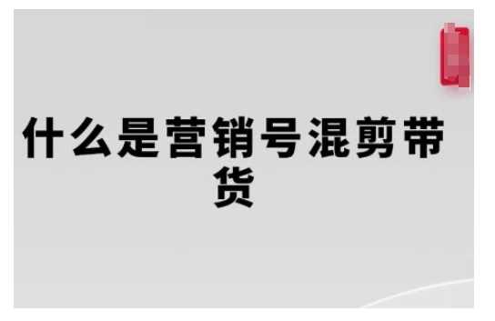 营销号混剪带货，从内容创作到流量变现的全流程，教你用营销号形式做混剪带货好创网-专注分享网络创业落地实操课程 – 全网首发_高质量项目输出好创网